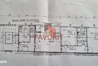 Apartament cu 3 camere semidecomandat, mobilat în Circumvalațiunii - 15