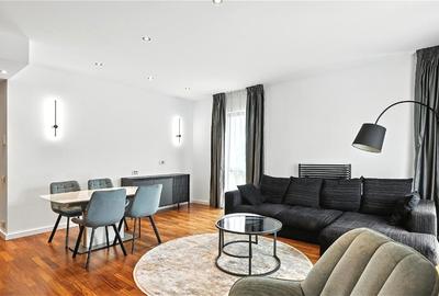 Apartament cu 3 camere semidecomandat, mobilat în Băneasa