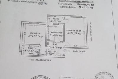 Apartament cu 2 camere decomandat în Dacia - 1
