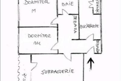 Tipografilor. Decomandat. Baie cu geam. - 2