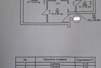 Apartament cu 2 camere decomandat în Hipodrom 1 - 6