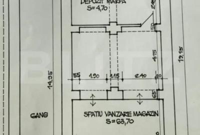 Spațiu comercial, de 100 mp, în Ultracentral