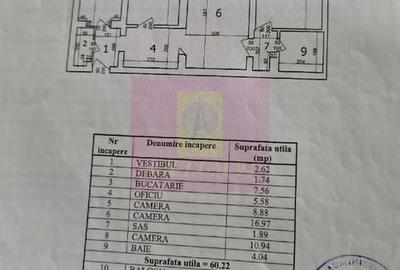 Apartament cu 3 camere în 13 Septembrie