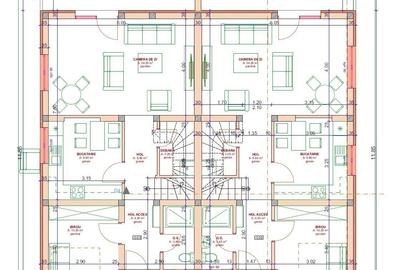 Giroc-Bld. Aviatiei | 5 camere | 3 bai | Bucatarie inchisa - 5