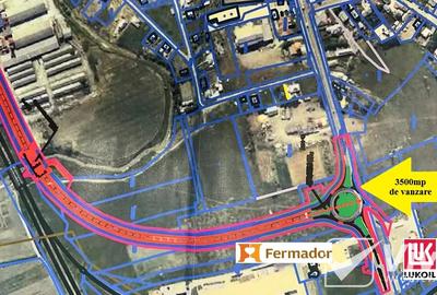 De închiriat teren 3500 MP – Deschidere la DN28 lângă LUKOIL - 2