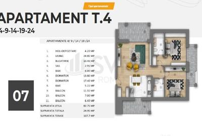 Apartament cu 3 camere semidecomandat în Unirii - 7
