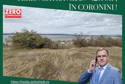 Coronini, Teren Drept, Vedere la Dunare, 1271 mp, 14,95 Euro Mp, Negociabil - 1