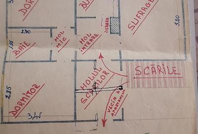 Apartament cu 3 camere decomandat în Republicii - 2