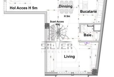 Penthouse cu finisaje Premium + 60 mp terase si 2 parcari subterane Penthouse cu finisaje Premium + 60 mp terase si 2 parcari subterane - 36