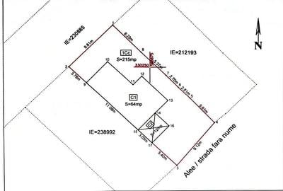 Casă individuală cu 3 camere cu Canalizare în Barbu Văcărescu - 3