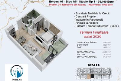 Studio perfect de investitie sau locuit! Locatie la 15 minute de Metrou Berceni! - 9