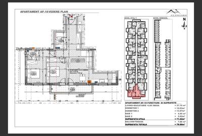 Apartament cu 3 camere semidecomandat în Florești - 2