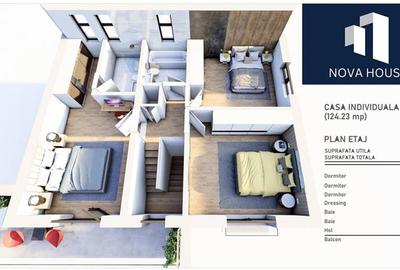 Casă individuală cu 4 camere cu Canalizare în Sânpetru - 14