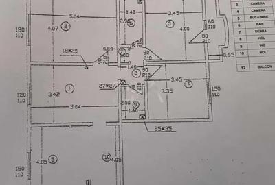 Apartament cu 4 camere semidecomandat în Vitan