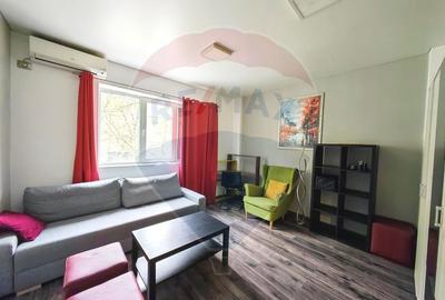 Apartament cu 2 camere semidecomandat, mobilat în Dorobanți