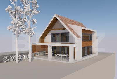 Teren intravilan, 1020mp ,cu autorizatie de construire, in A - 8