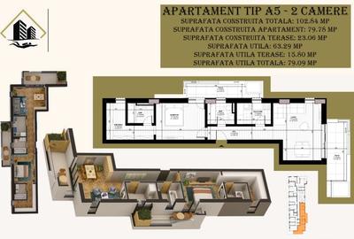 Apartament cu 2 camere decomandat în Far