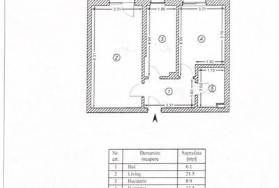 Apartament cu 2 camere decomandat în Central - 5