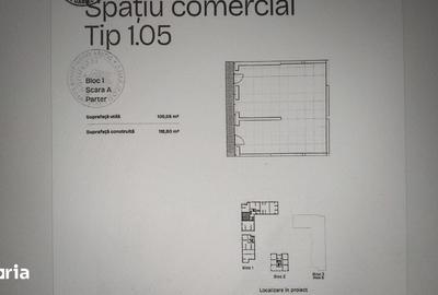 Spațiu comercial, de 101 mp, în Drumul Taberei