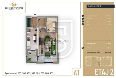 Garsoniera in ansamblu rezidential, finisaje de top - zona Rahova, S5 - 4