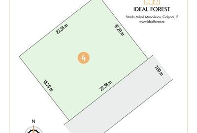 Vindem lot teren cu deschidere la padurea Snagov-Izvorani 491mp - 8