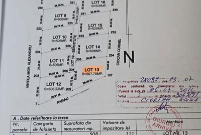 Teren de 500 mp, în Frătești - 3