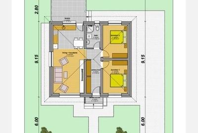 Casă cu 2 camere în Sâncraiu de Mureș - 2