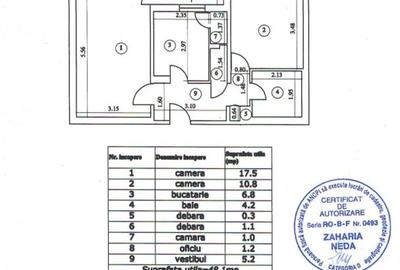 Apartament cu 2 camere decomandat, mobilat în Nicolae Grigorescu