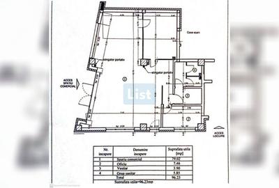 Spațiu comercial, de 96.230003356934 mp, în Gară - 2