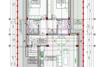 Casă cu 3 camere cu Teren 104 Mp în Brestei - 7