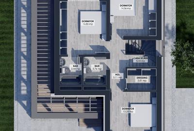 Casă individuală cu 4 camere cu Teren 553 Mp în Balotești - 5
