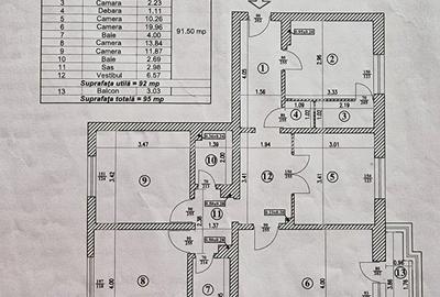 Apartament cu 4 camere decomandat în Nerva Traian - 16