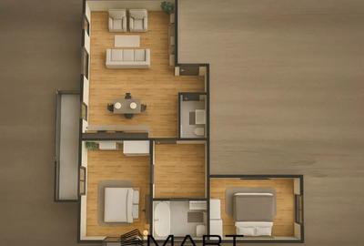 Apartament cu 3 camere decomandat în Central - 2