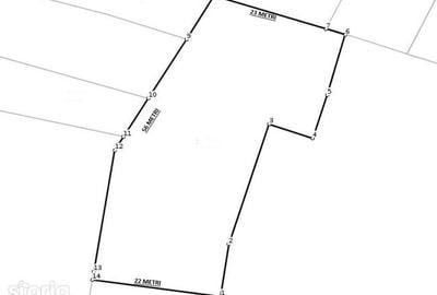 Teren de 1247 mp, în Central