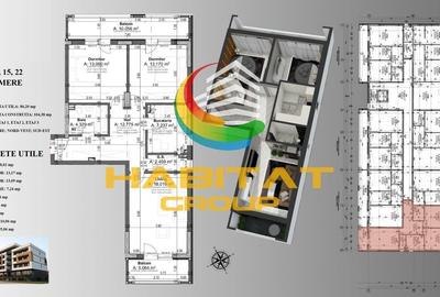 Pallady-Metrou N. Teclu - 3 camere 86.2 mp decomandat 2 bai Pallady-Metrou N. Teclu - 3 camere 86.2 mp decomandat 2 bai - 1