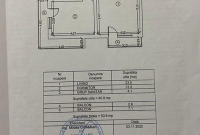 Apartament cu 2 camere în Nord - 1