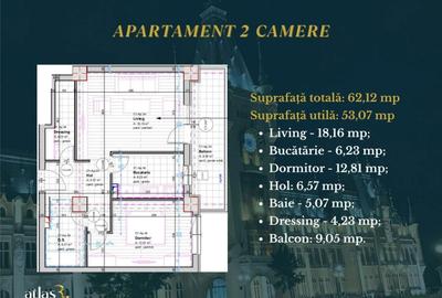 Apartament cu 2 camere în Central - 7