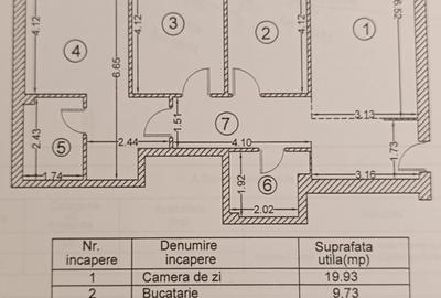 Apartament cu 3 camere semidecomandat, mobilat în Ozana - 2