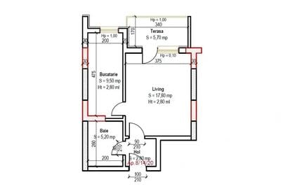 Garsonieră decomandată în Theodor Pallady - 2