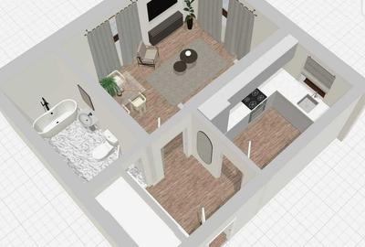 Apartament cu 2 camere decomandat în Central