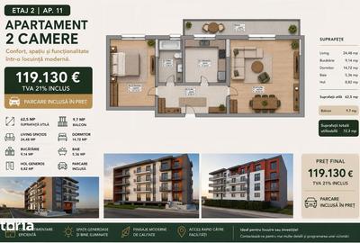Apartament cu 2 camere în Tomis Plus - 3