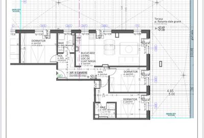 Apartament cu 4 camere, 88 mp, terasa 137mp, Marasti. Apartament cu 4 camere, 88 mp, terasa 137mp, Marasti. - 9