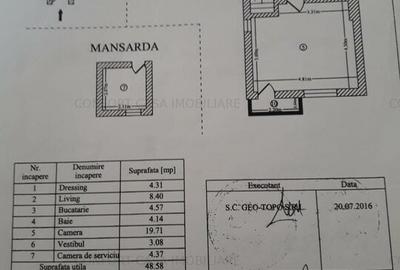 Inchiriere Garsoniera in vila, - 2