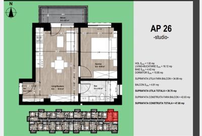 Apartamente 1 si 2 camere Otopeni | str Avram Iancu | Reducere 10% - 16