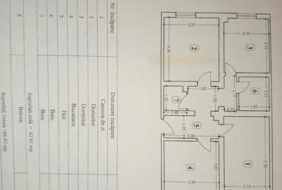 Apartament cu 3 camere decomandat în Central - 1
