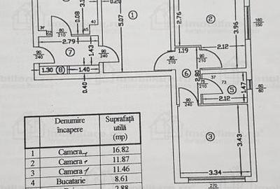 Apartament semidecomandat în Tei