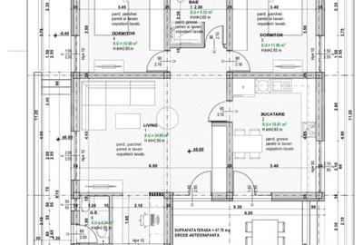 OFERTĂ Casa pe structura metalica 3 camere  144 mp utili, teren 900mp, Razvad - 18
