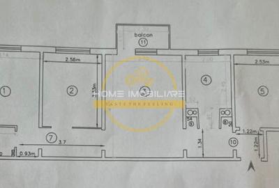 Apartament cu 4 camere decomandat, mobilat în Alexandru cel Bun - 7