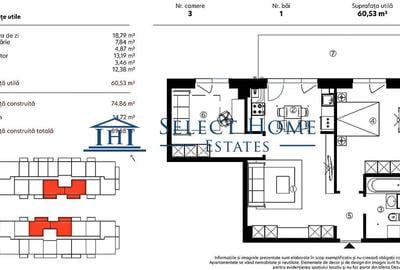 Apartamente 3 Camere| Gata de mutare | RATE Dezvoltator | Metrou Republica - 18