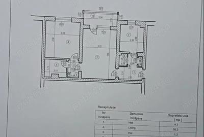 Apartament 2 camere semisecomandat, Campina - 1